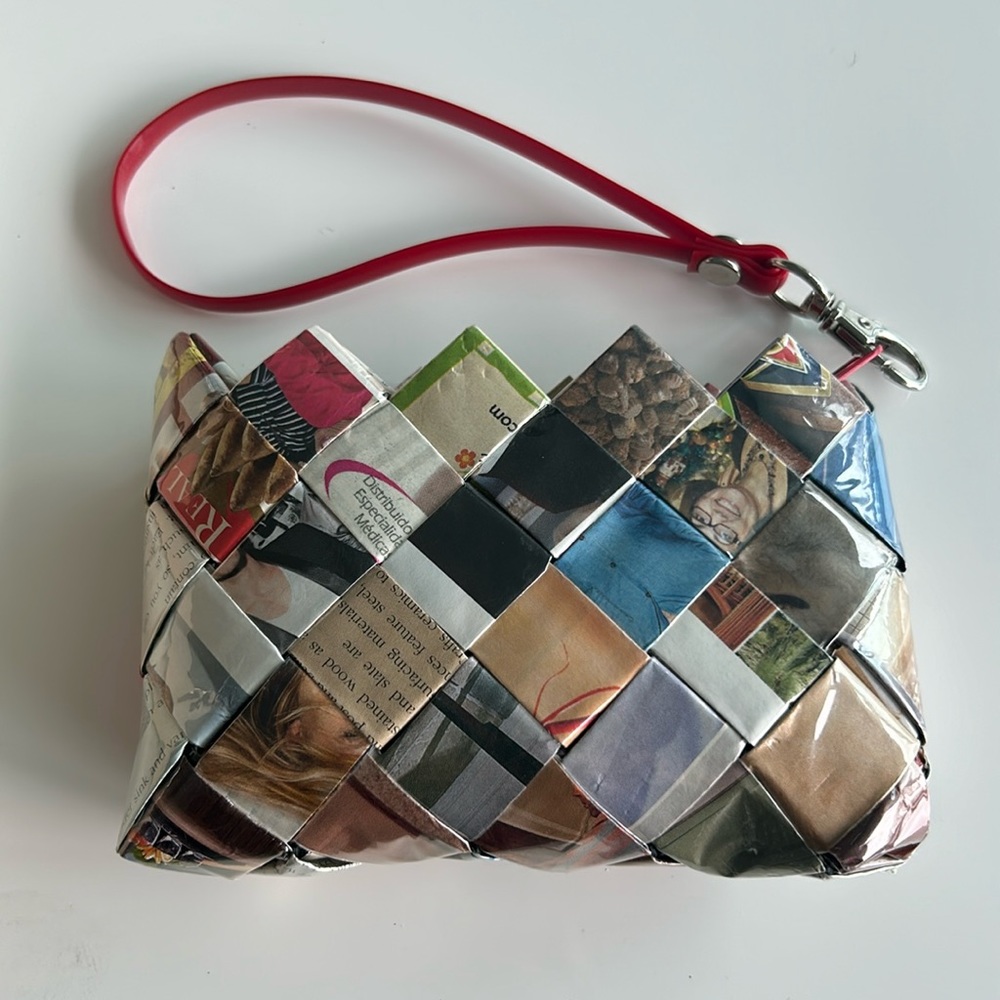 Recycled Magazines Wristlet